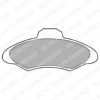 DELPHI LP673 Brake Pad Set, disc brake